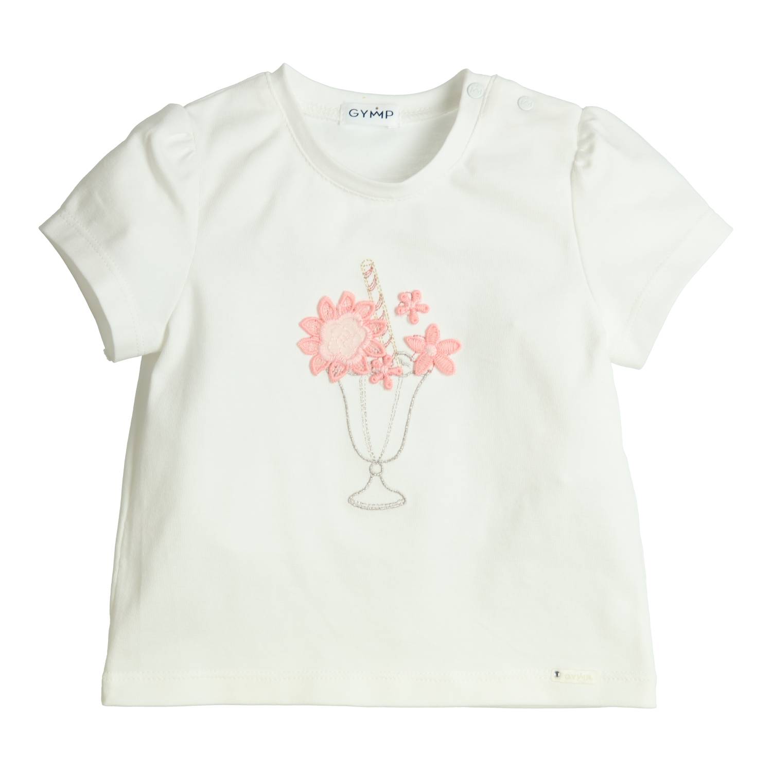 Gymp t-shirt 6286 off white/bloem