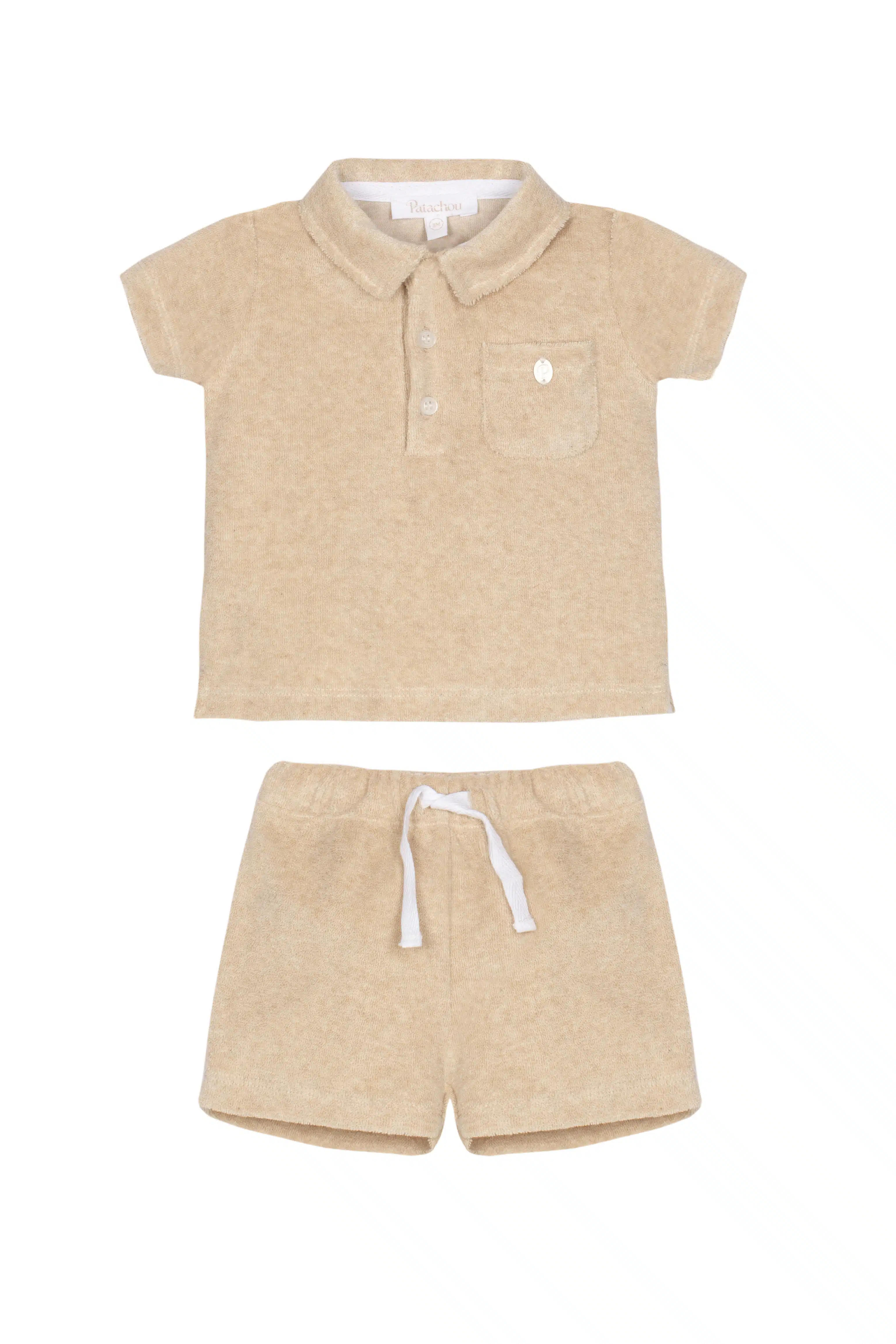 Patachou boys badstof set 3106 beige
