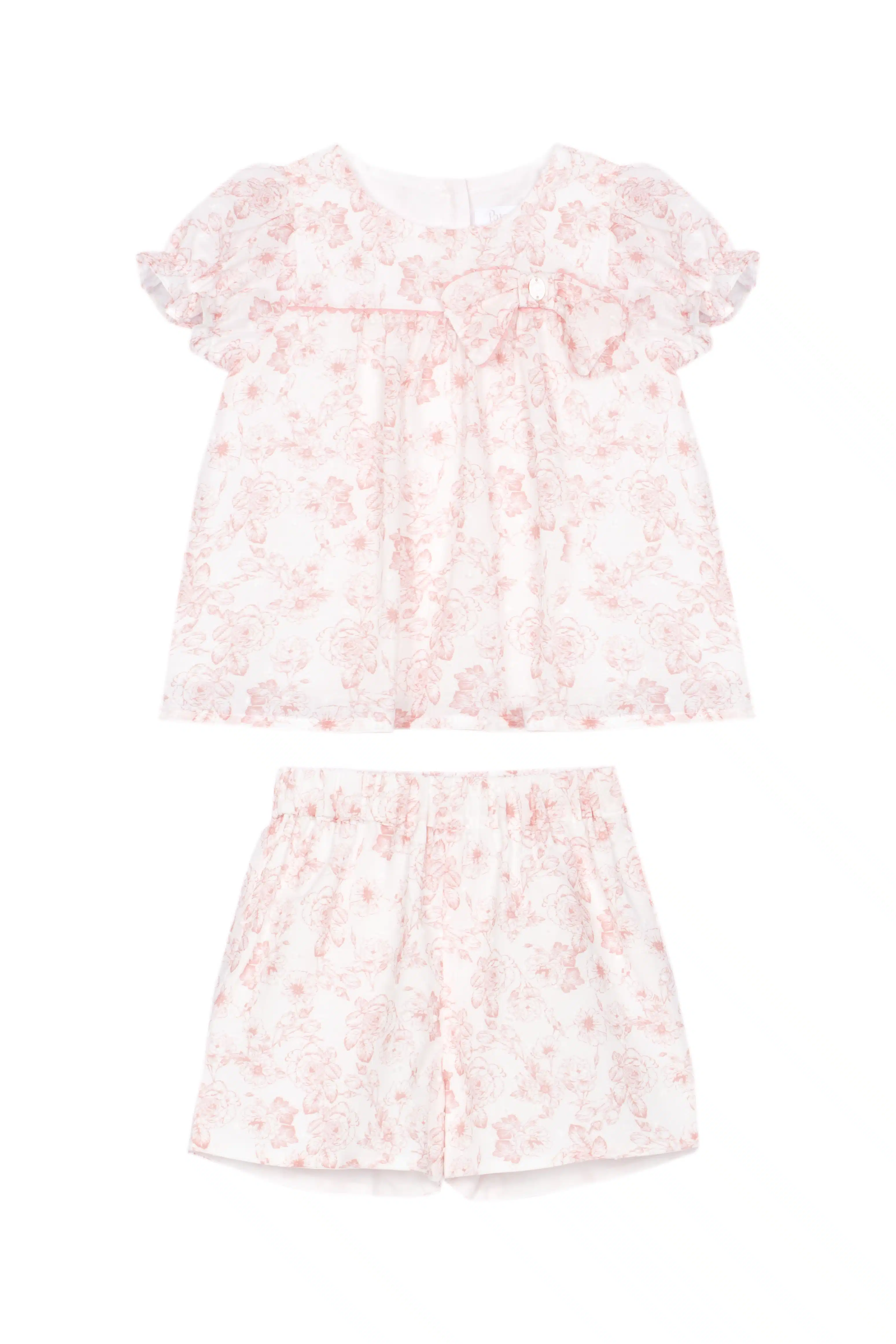 Patachou girls set 3209 floral pink