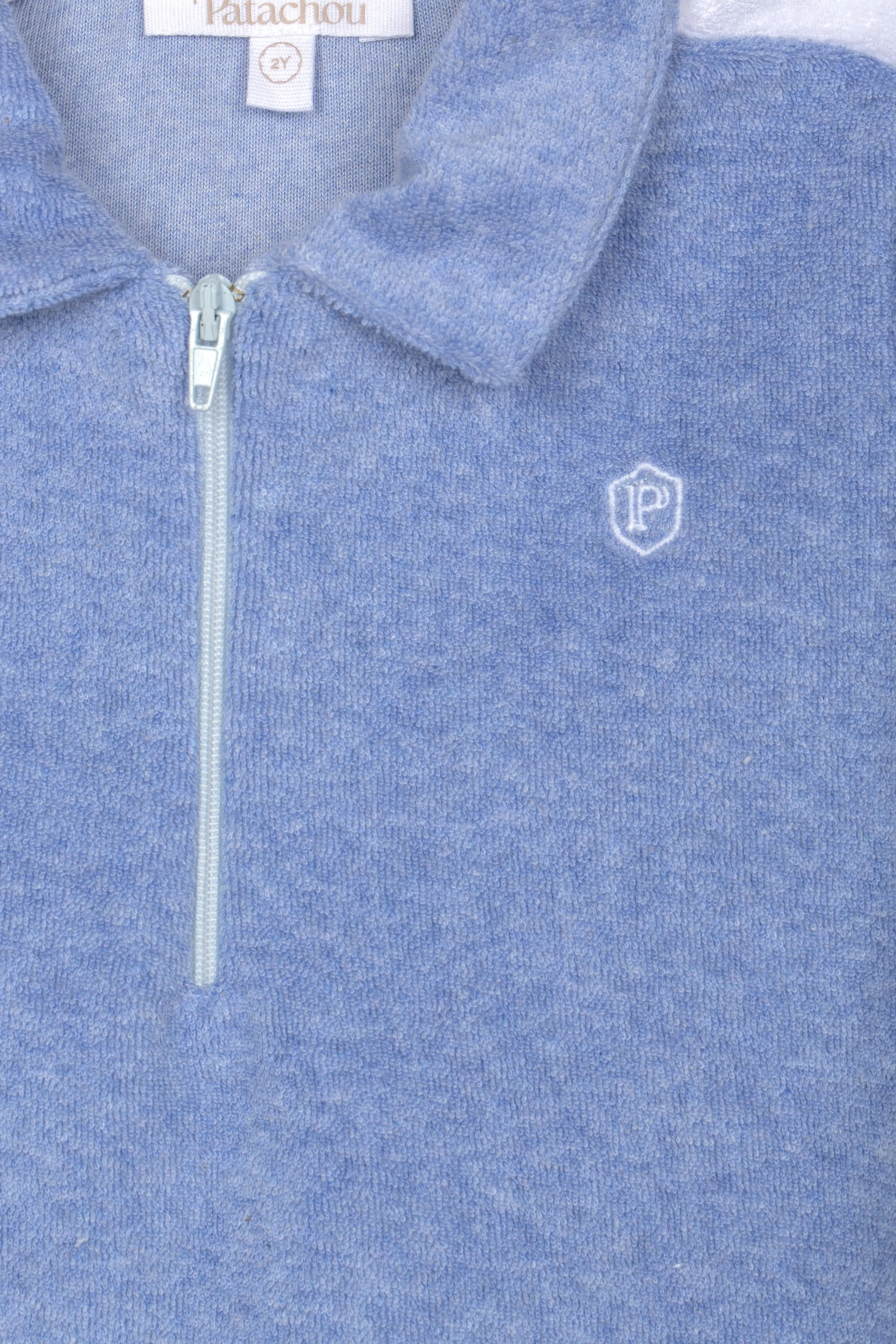 Patachou boys badstof set 3347 jeans blue - Afbeelding 3