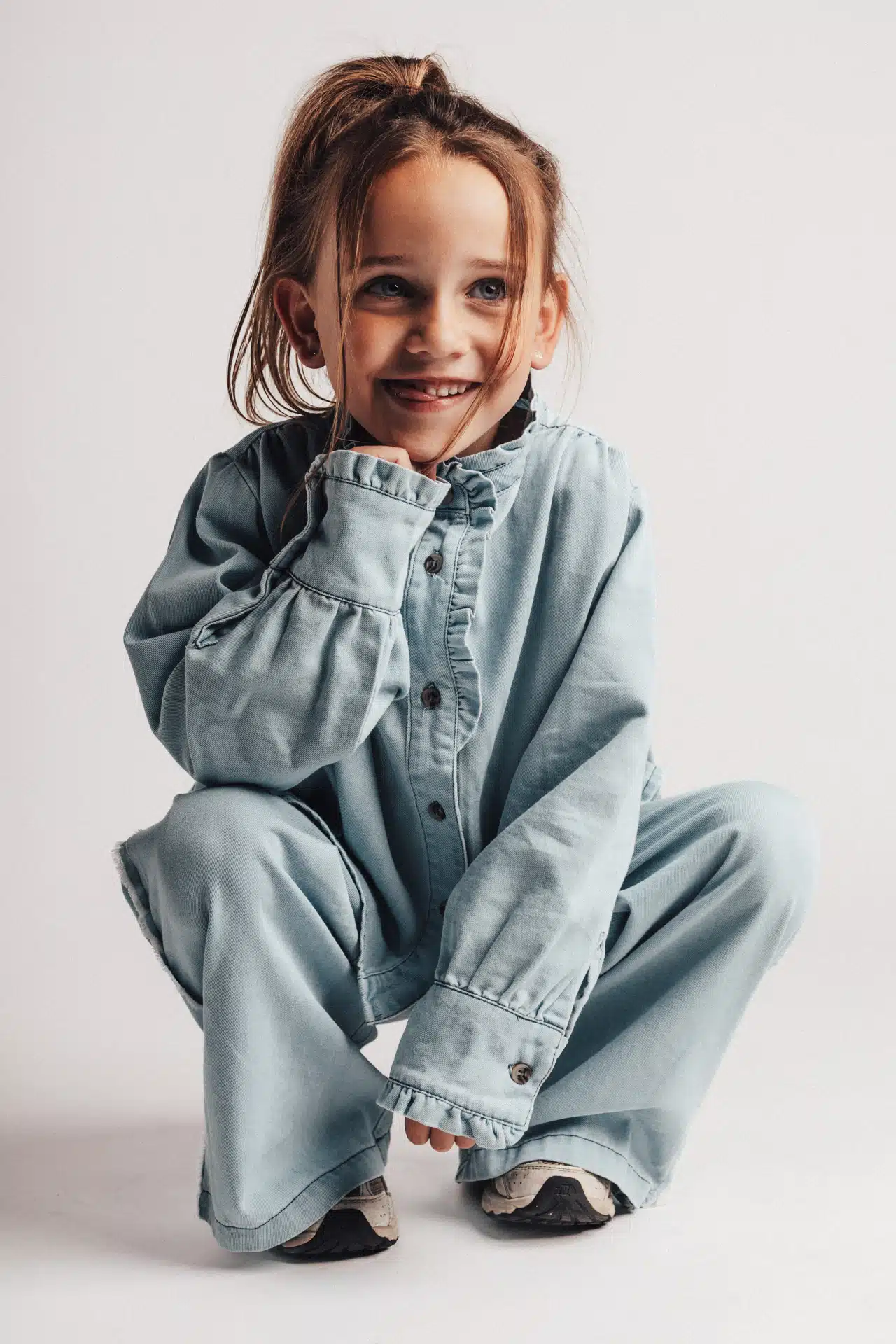 Baje blouse Lala denim light - Afbeelding 2