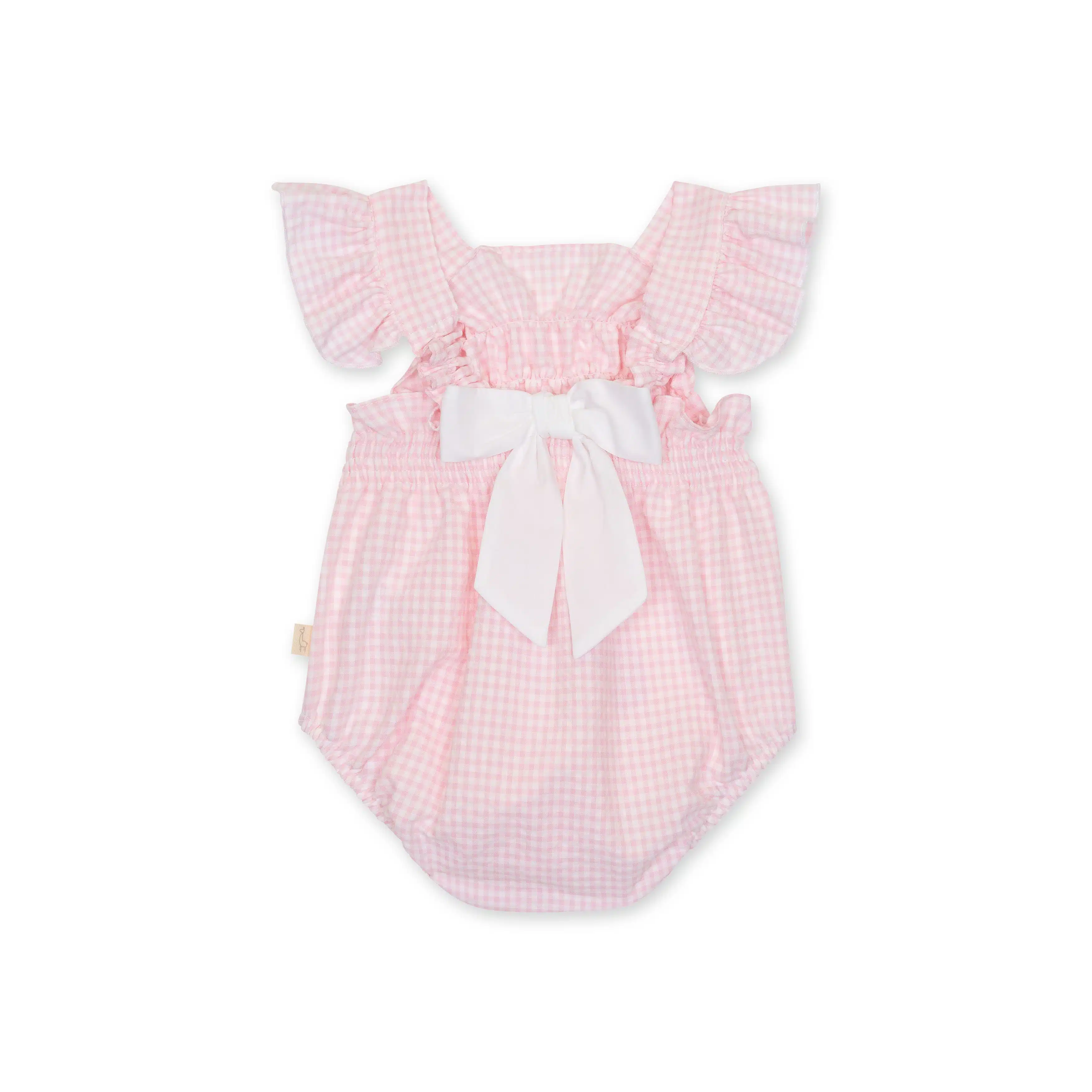 Baby gi pakje ruit roze