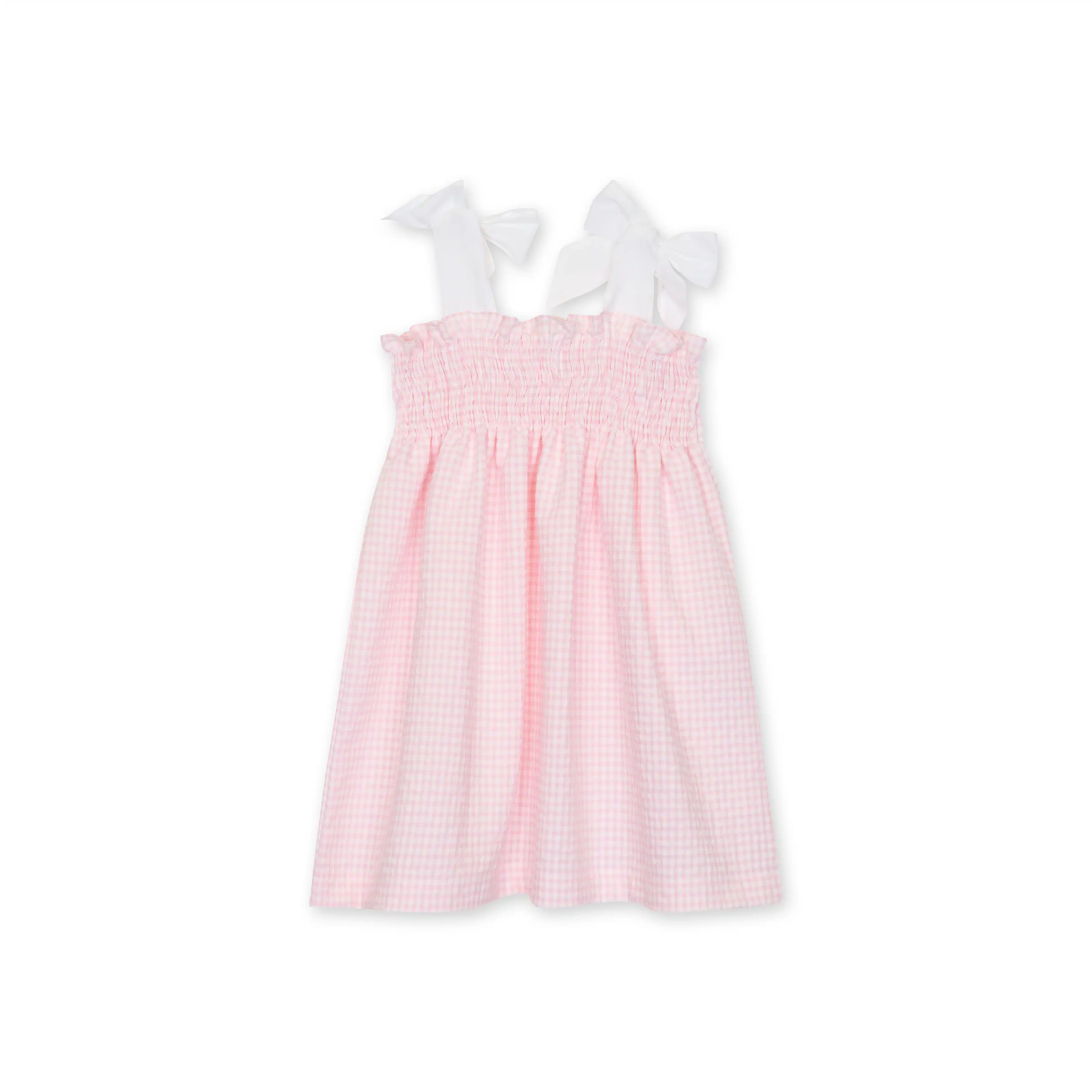 Baby gi jurkje ruit roze