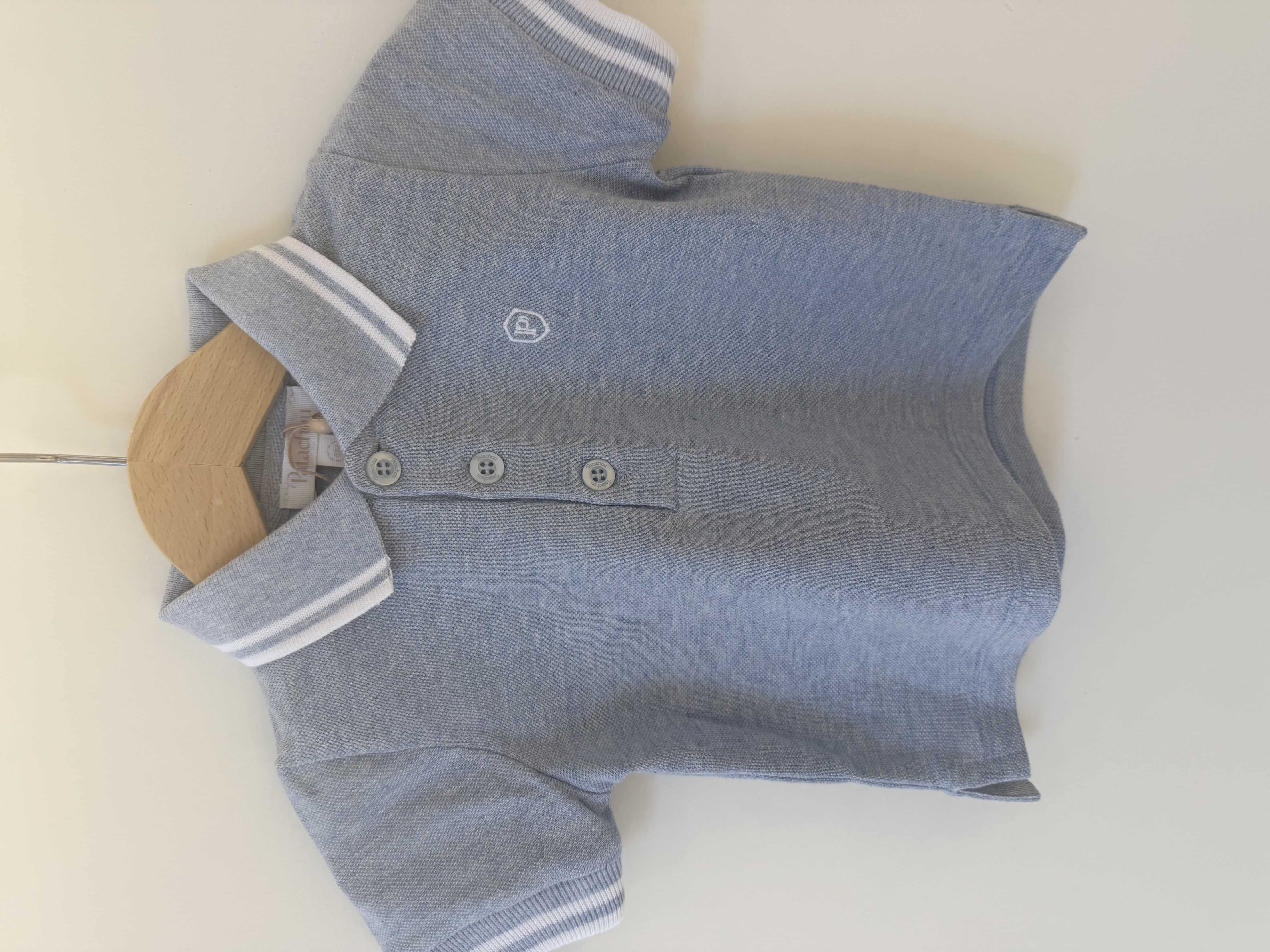 Patachou boys polo 3307 jeans blue