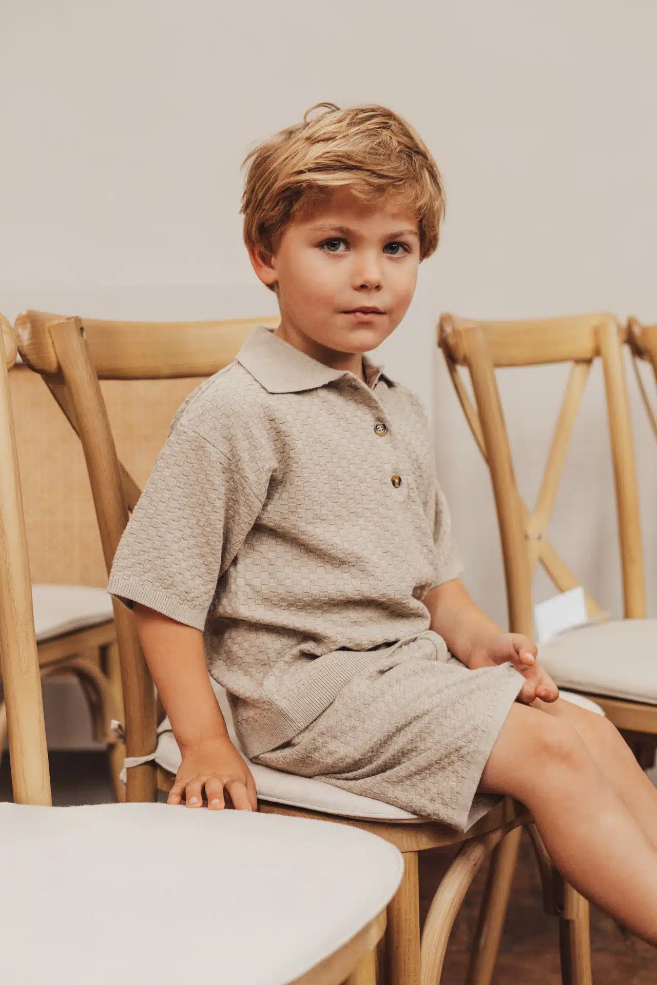 Baje short Mozi taupe gray X Leslie Keijzer - Afbeelding 2