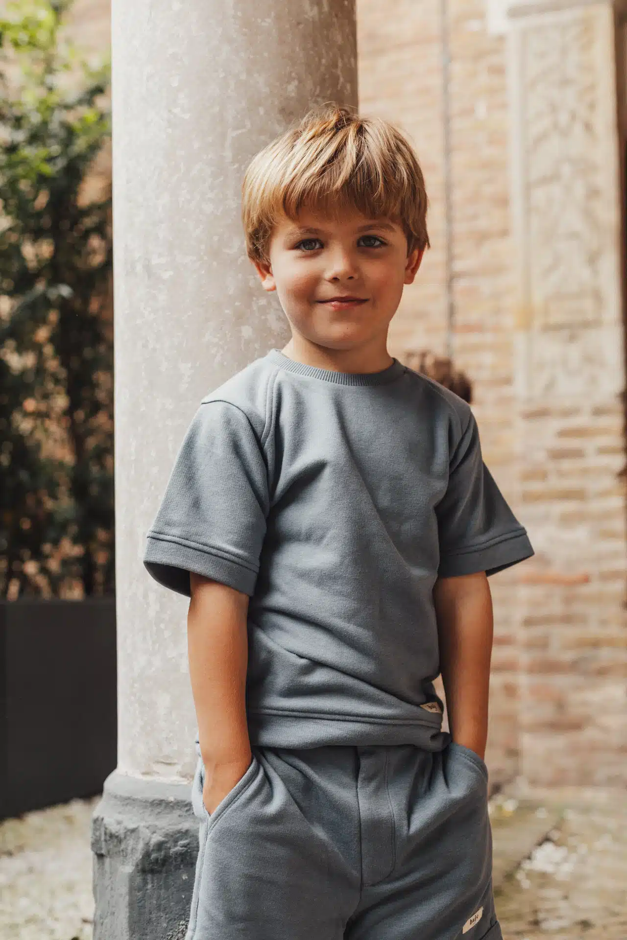 Baje shirt Mylo blue stone X Leslie Keijzer - Afbeelding 2