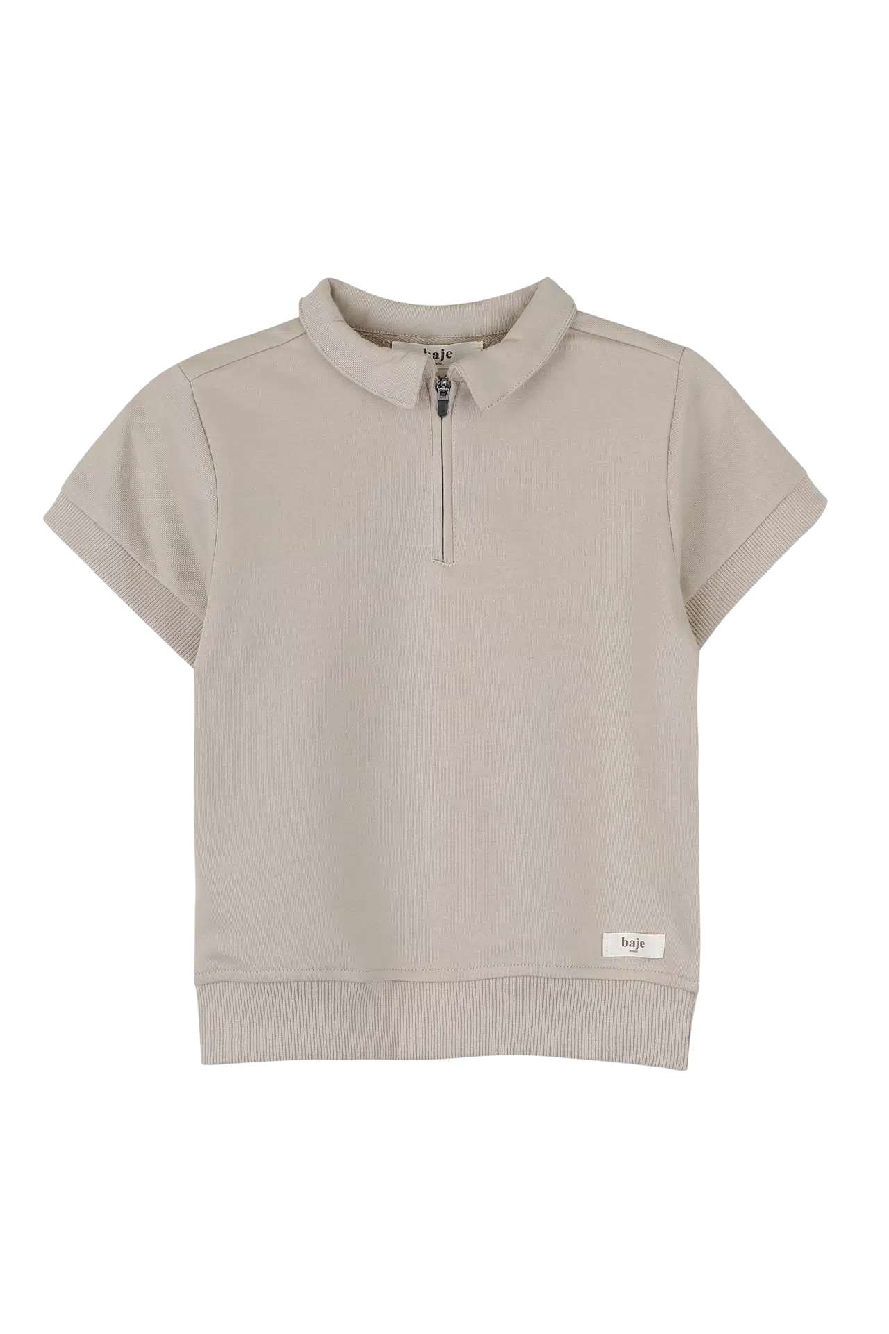 Baje shirt Teba taupe cafe