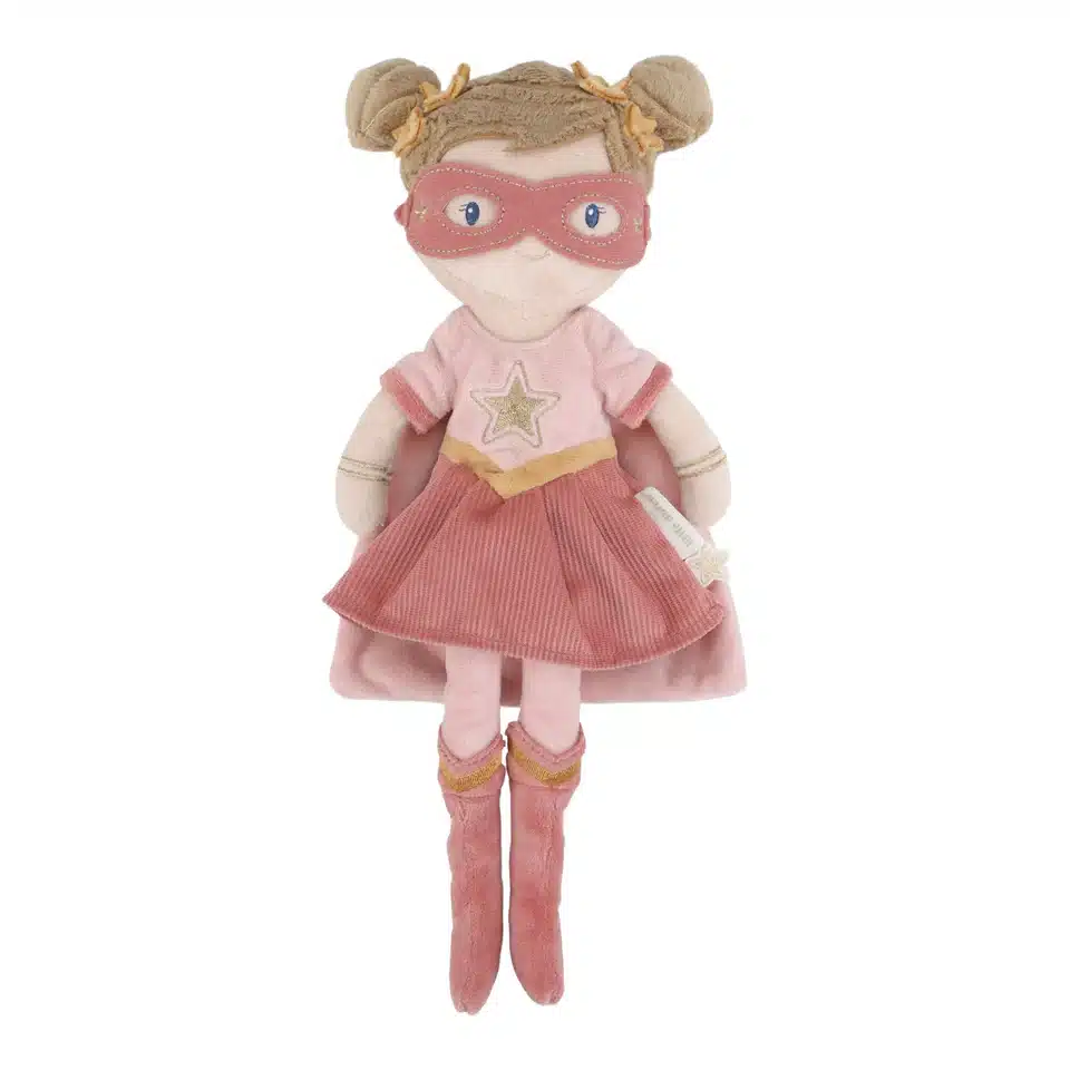 Little dutch knuffelpop superhero Rosa 35cm