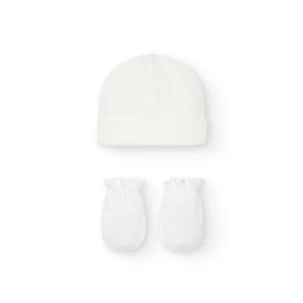 Babidu muts set 9288 creme