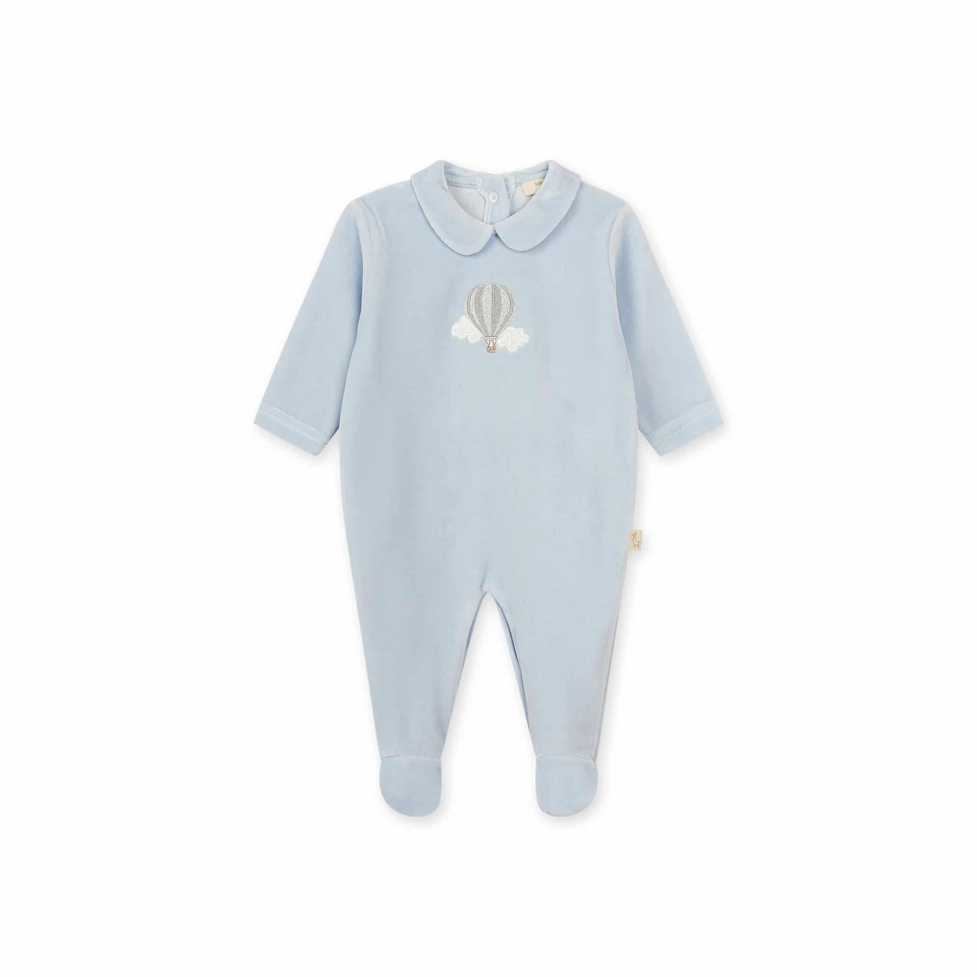 Baby gi boxpak velour air balloon pastel blue