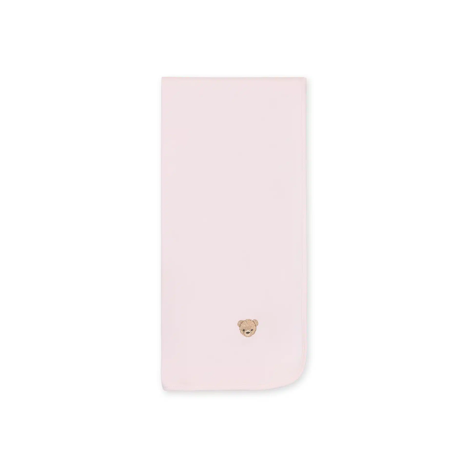 Baby gi spuugdoek 67x67cm bear pink