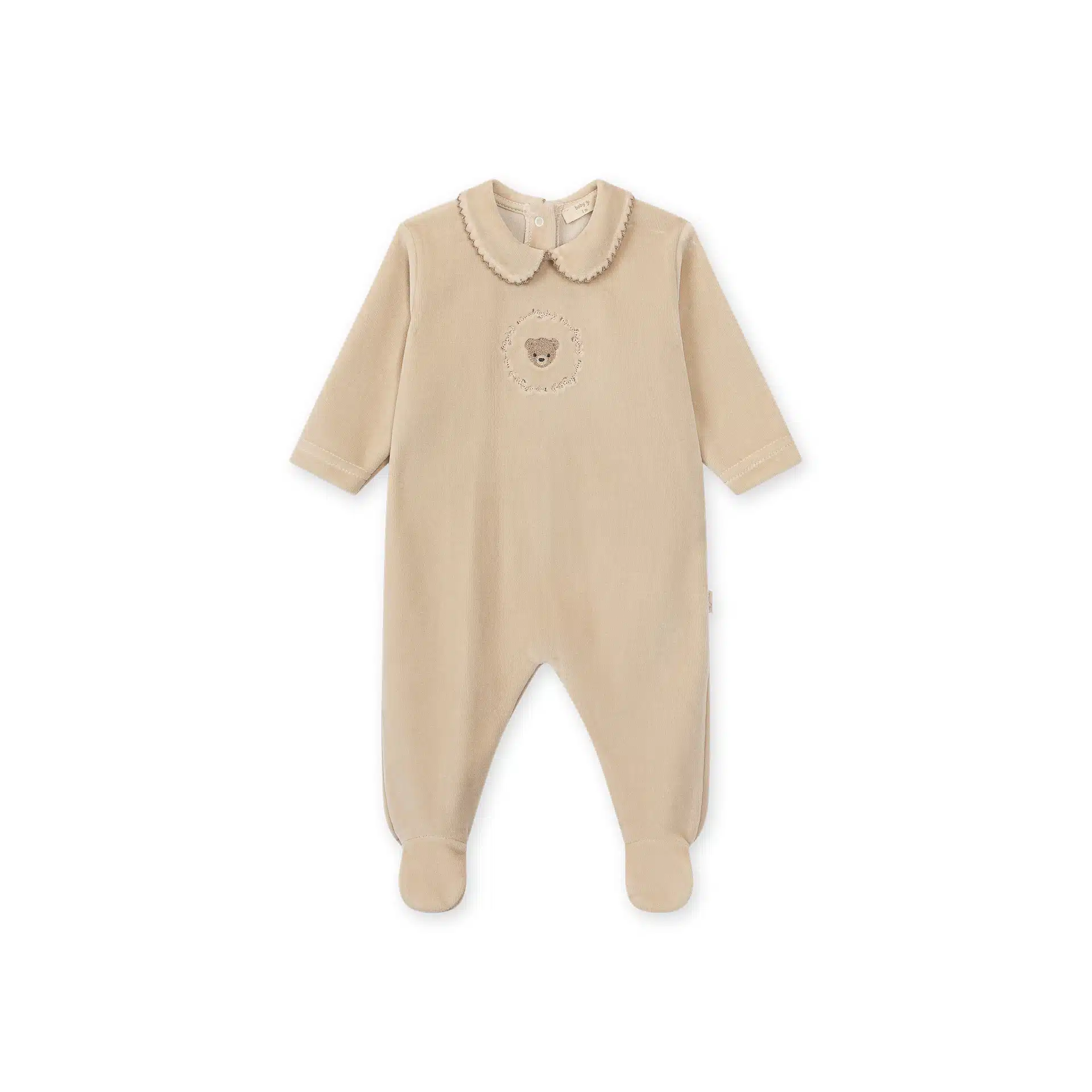 Baby gi boxpak velour bear taupe