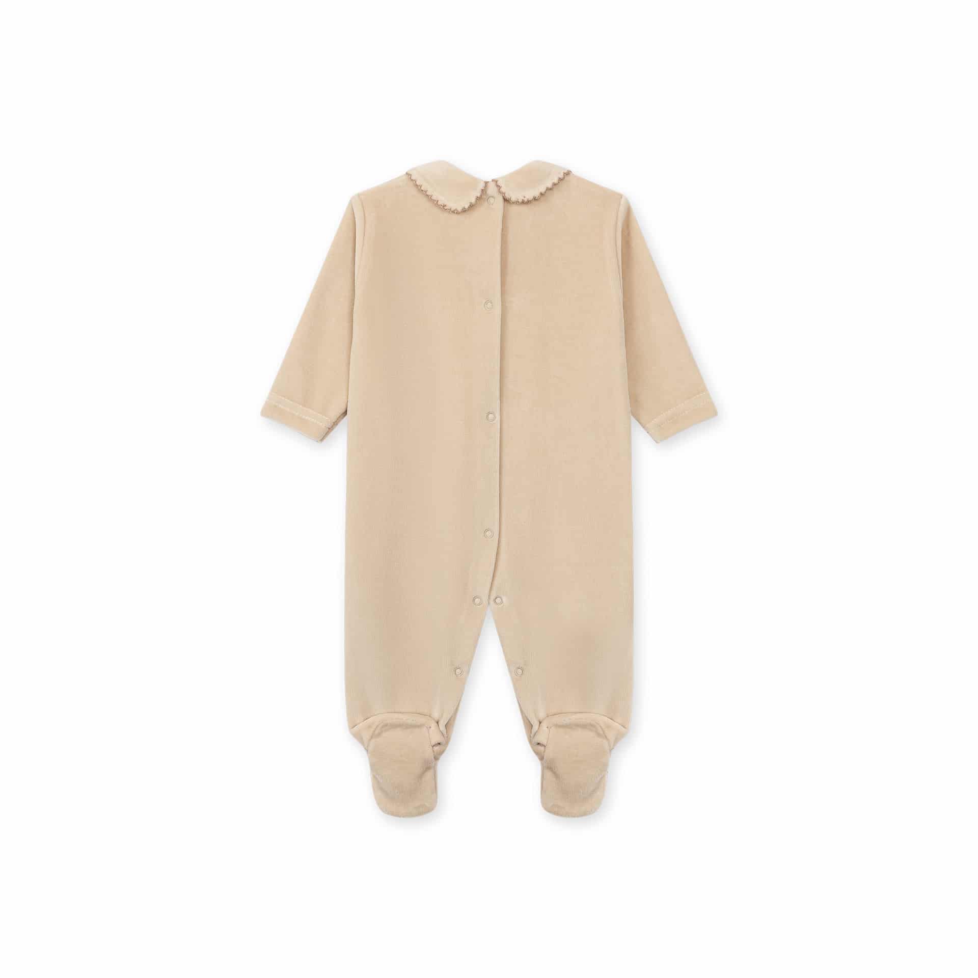 Baby gi boxpak velour bear taupe - Afbeelding 2
