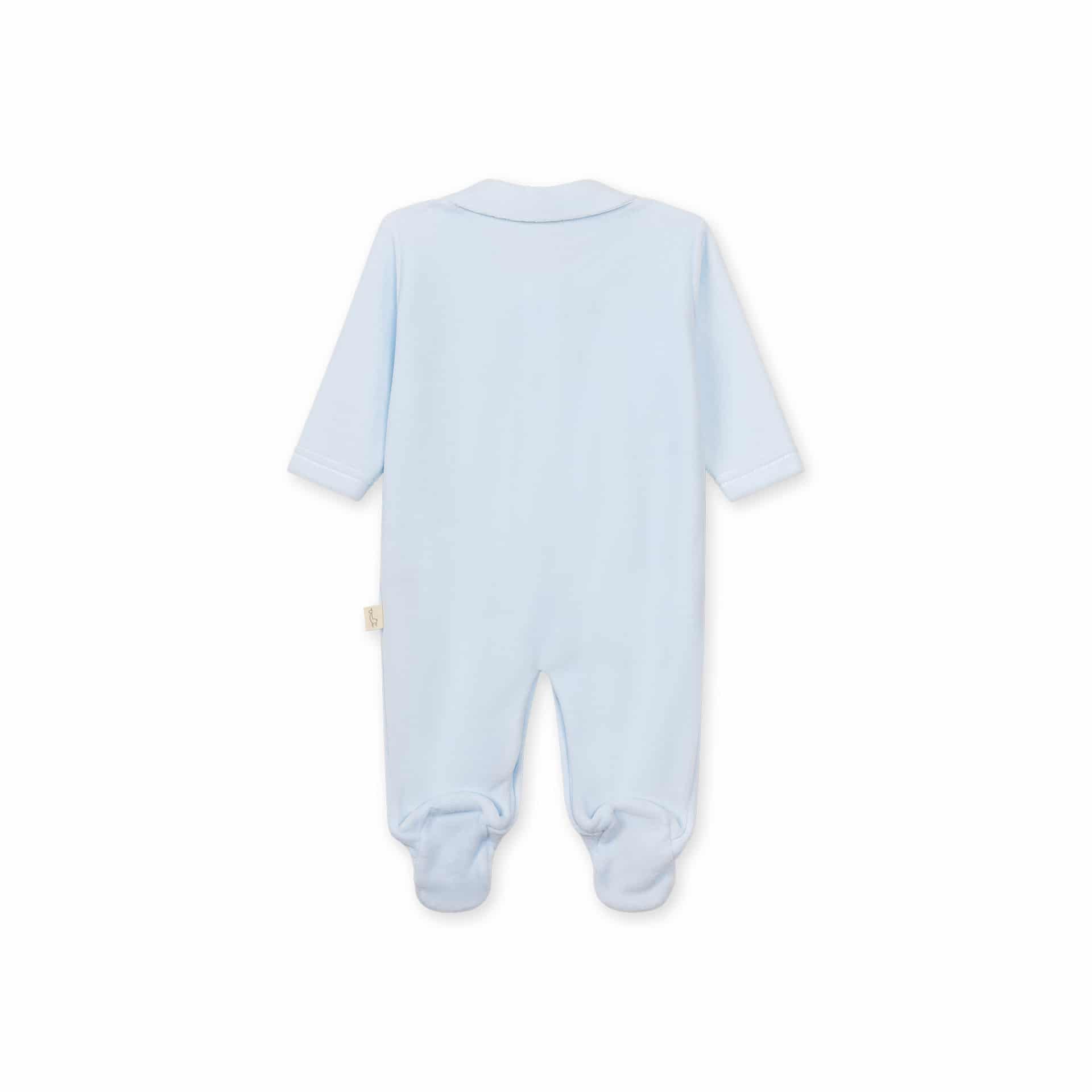 Baby gi boxpak velour bear blue - Afbeelding 2