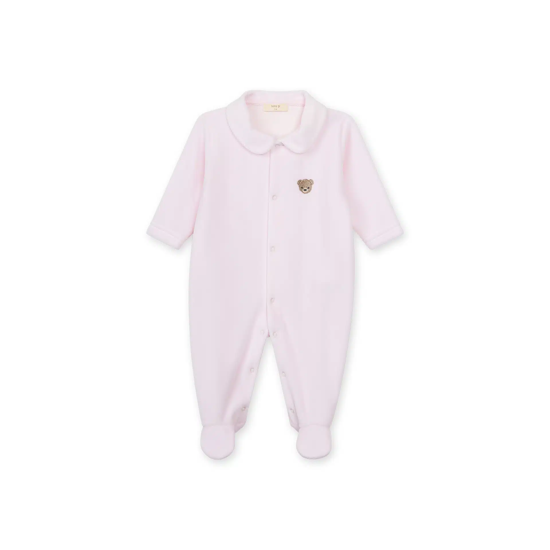 Baby gi boxpak velour bear pink