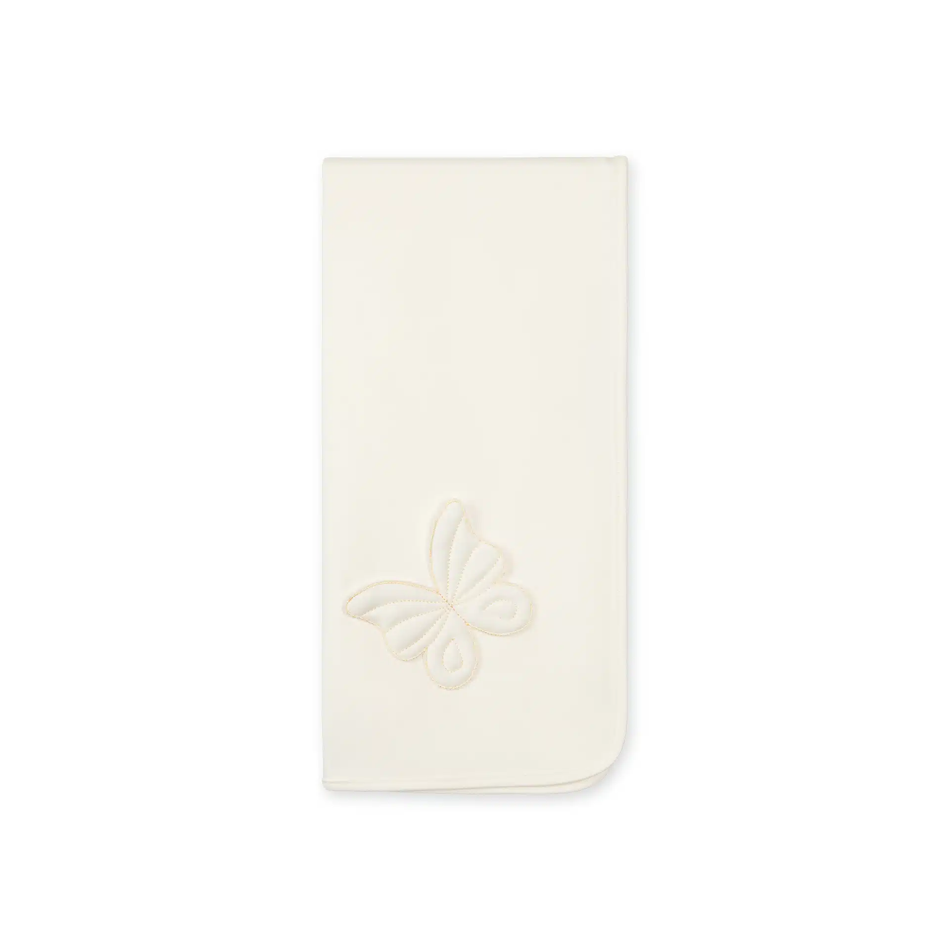 Baby gi spuugdoek 67x67cm butterfly ivory