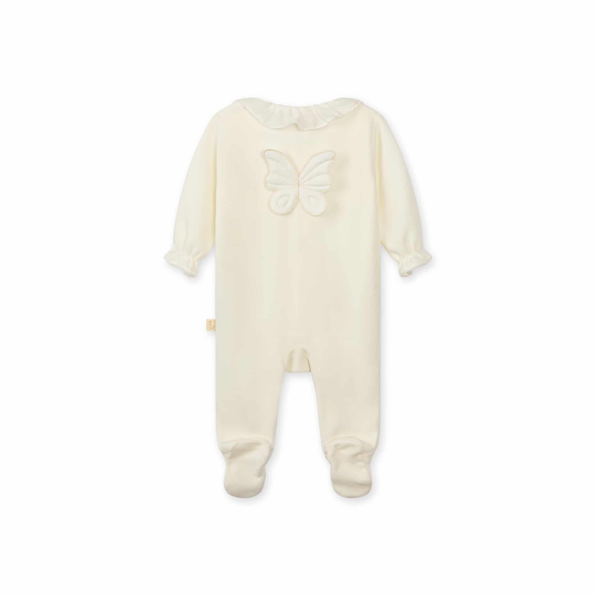 Baby gi boxpak velour butterfly ivory