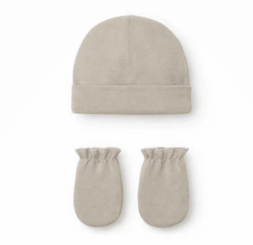 Babidu muts set 9288 beige