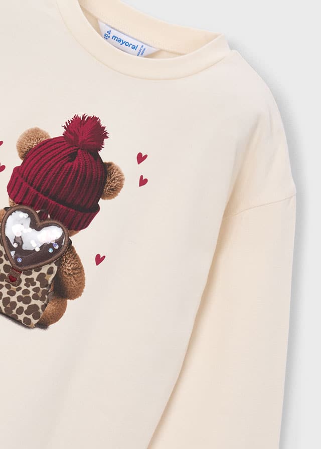 Mayoral kids girl shirt 4027 soja - Afbeelding 2