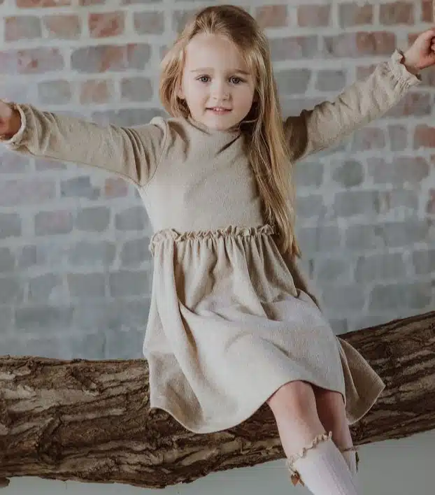 Gymp girl jurkje 6648 beige/gold - Afbeelding 3