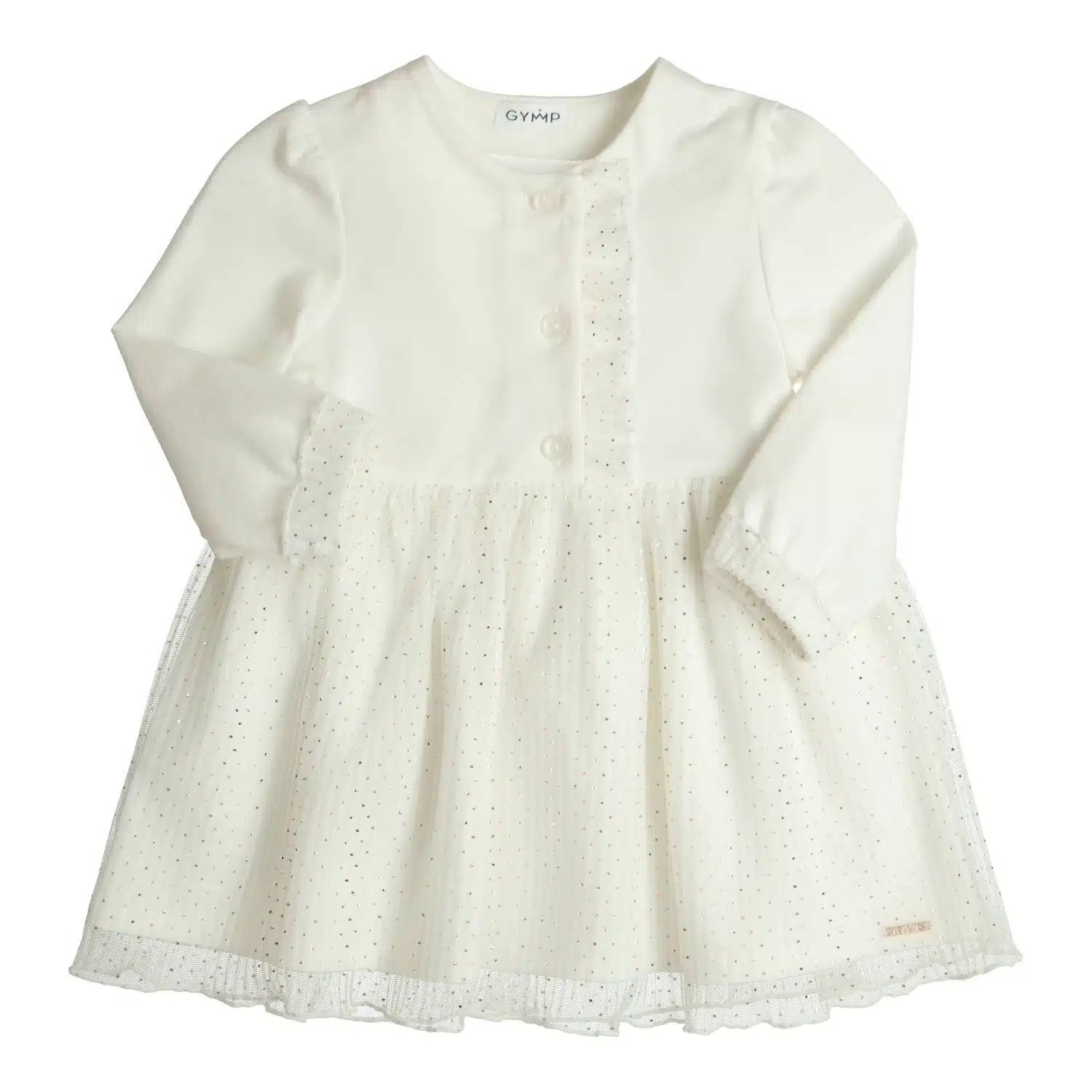 Gymp girl jurkje 6665 off white/gold