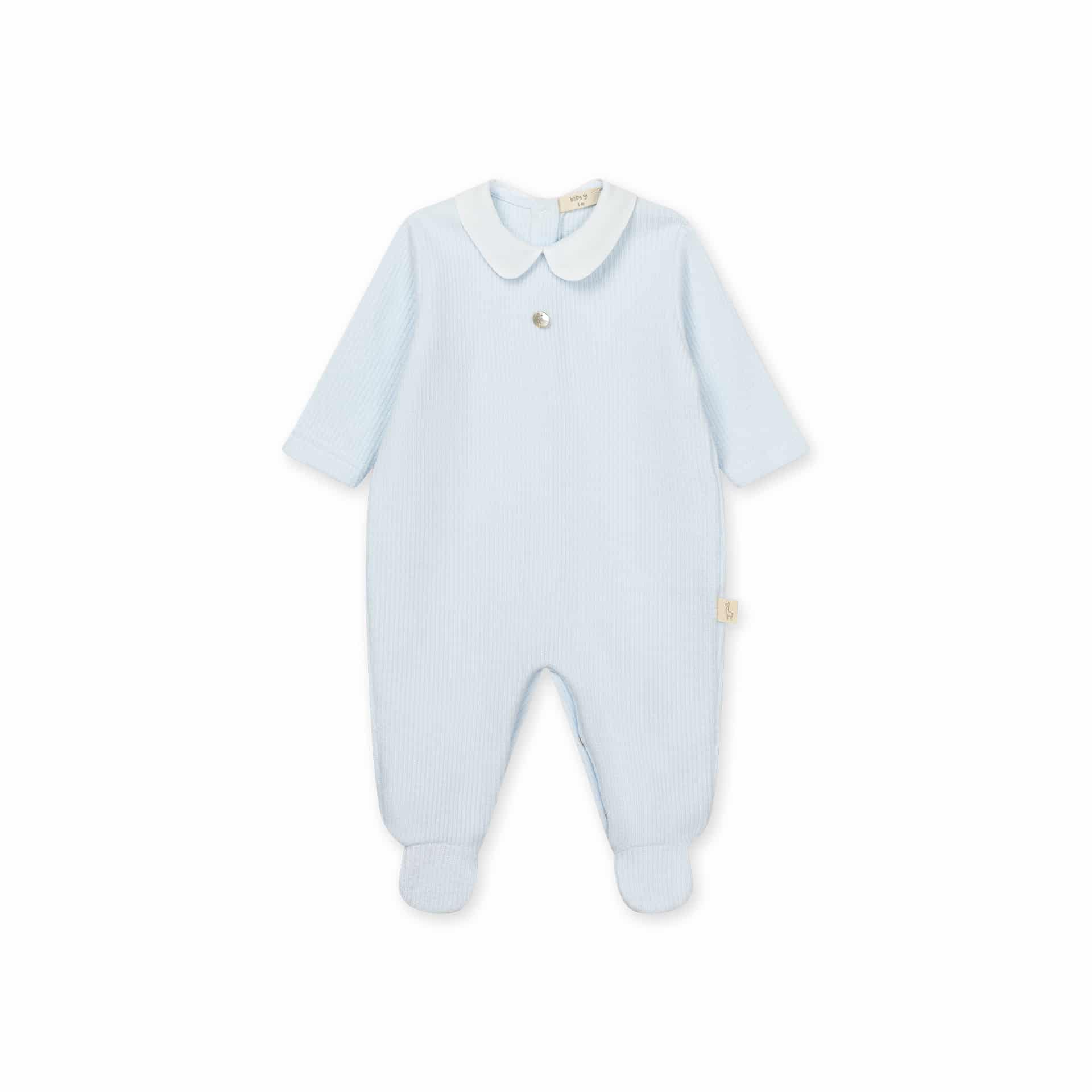 Baby gi boxpak rib GK50 blauw