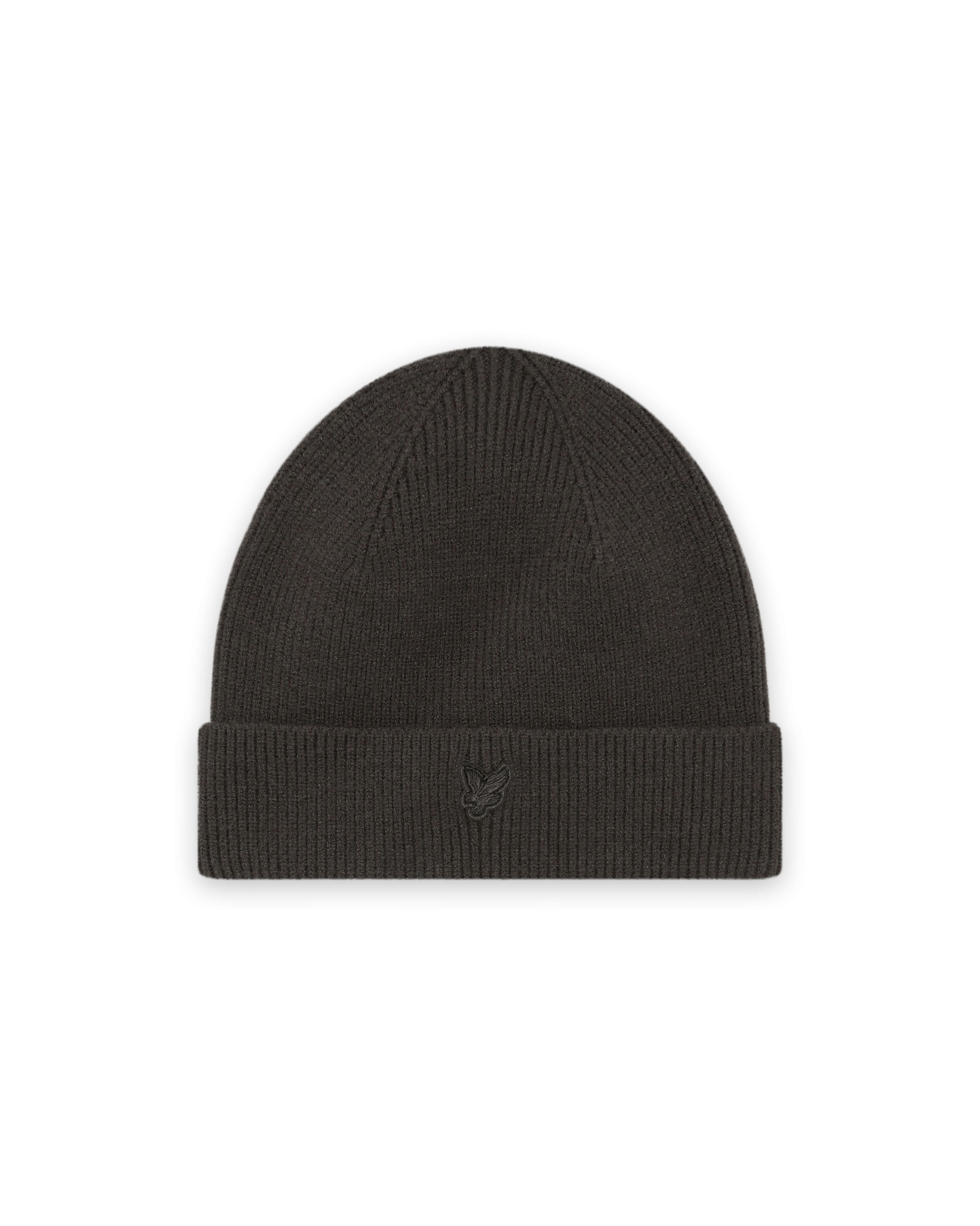 Lyle & Scott beanie tonal gunmetal