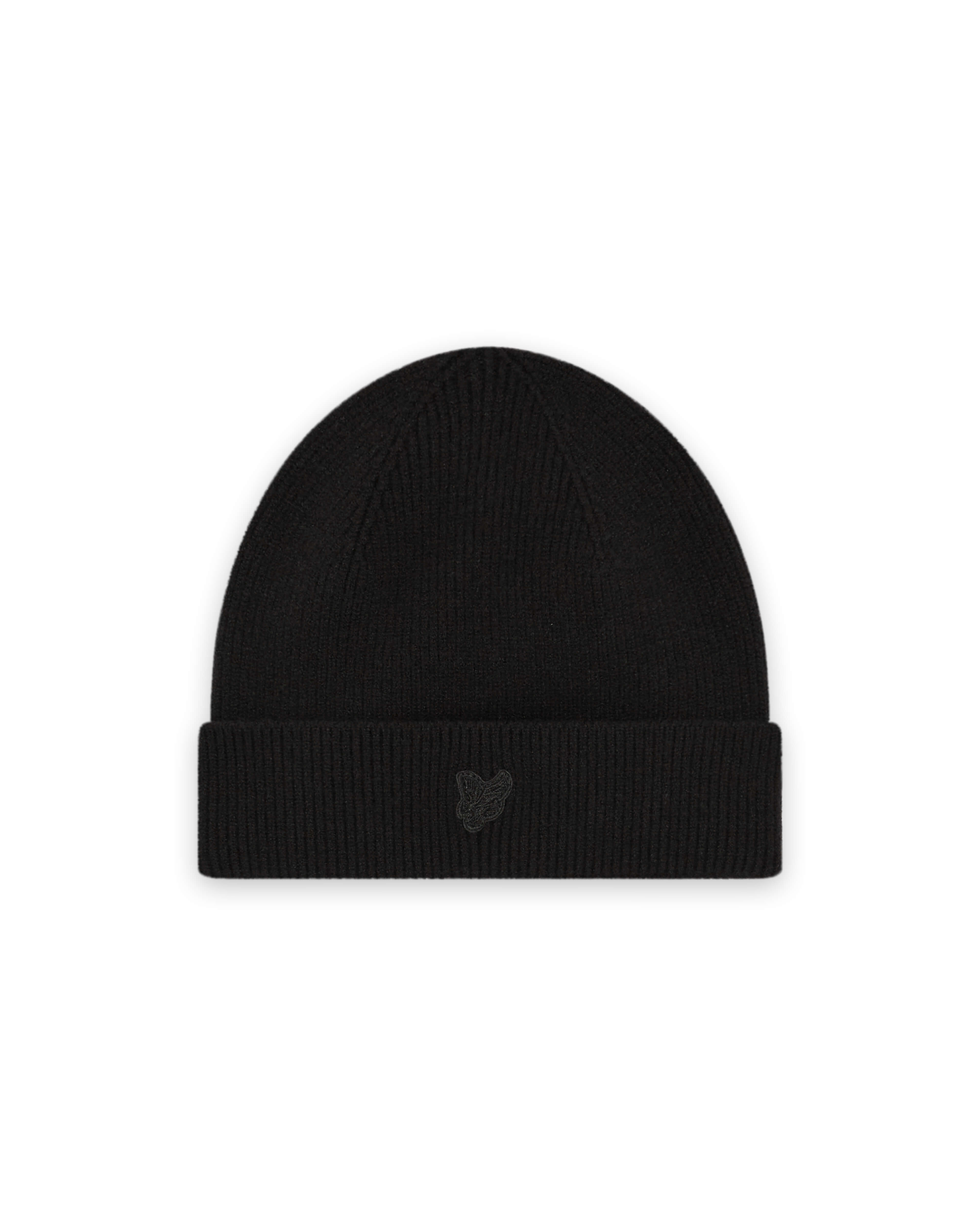 Lyle & Scott beanie tonal jet black