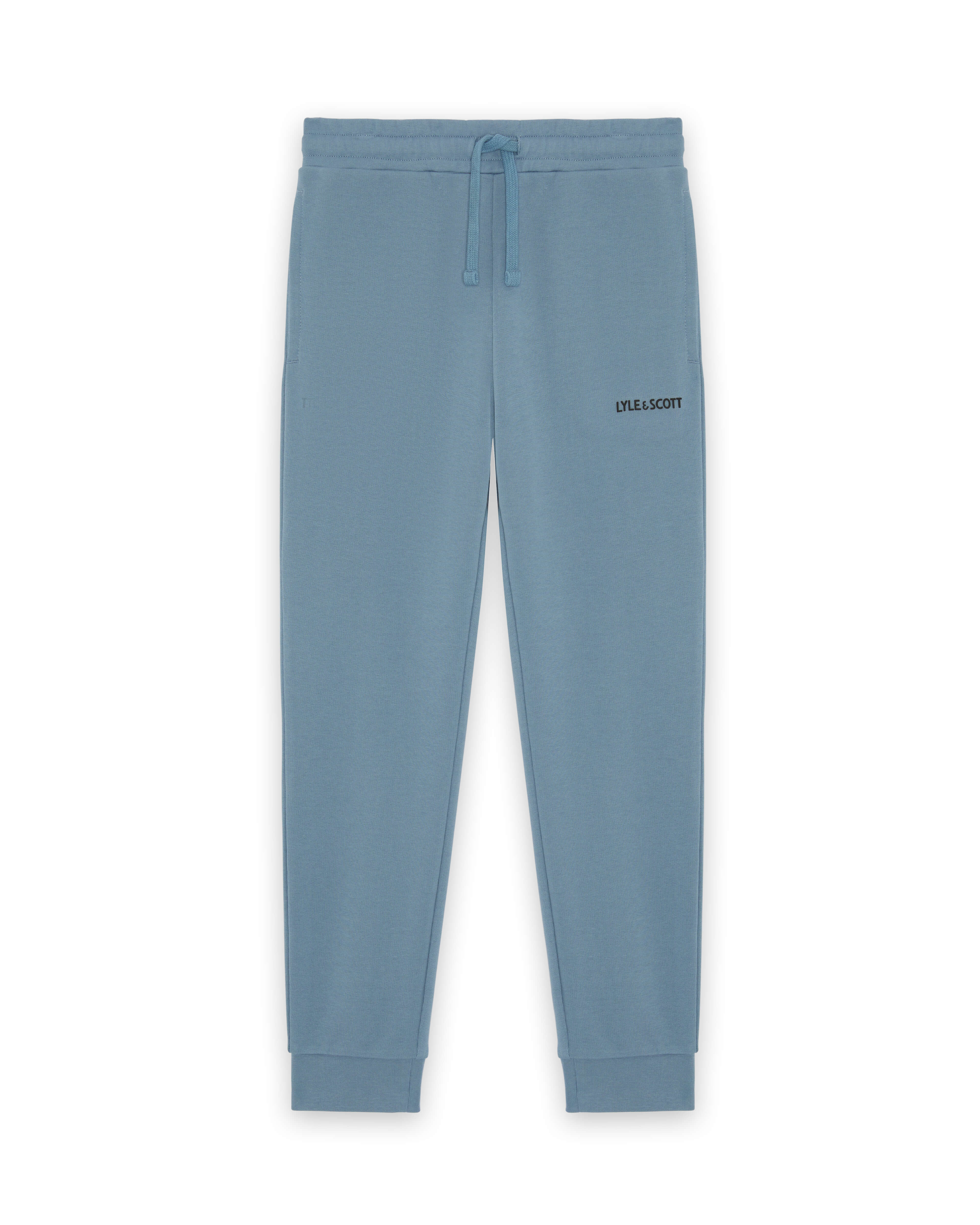Lyle & Scott sweatpant logo print power blue