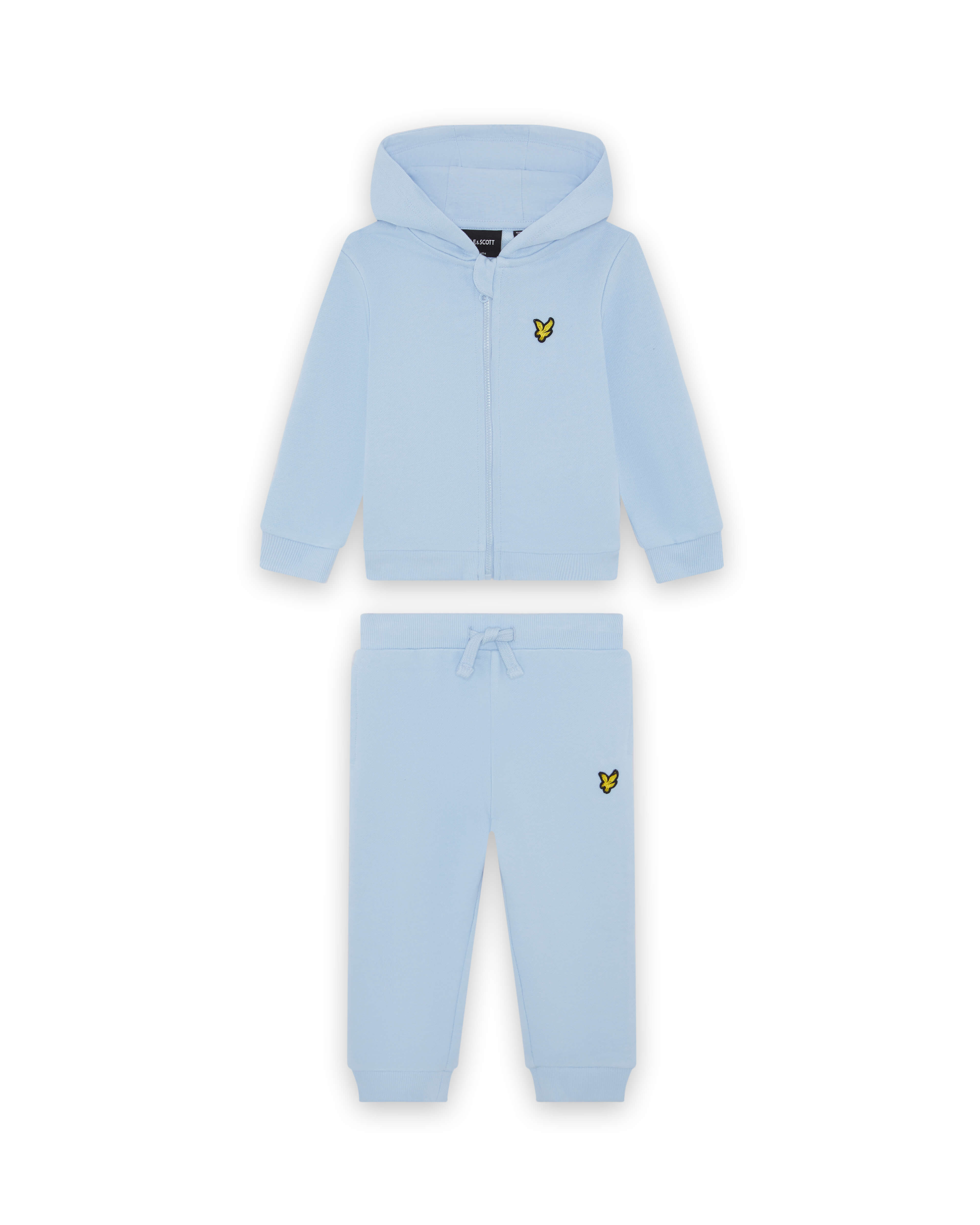 Lyle & Scott baby jogger set zip light blue