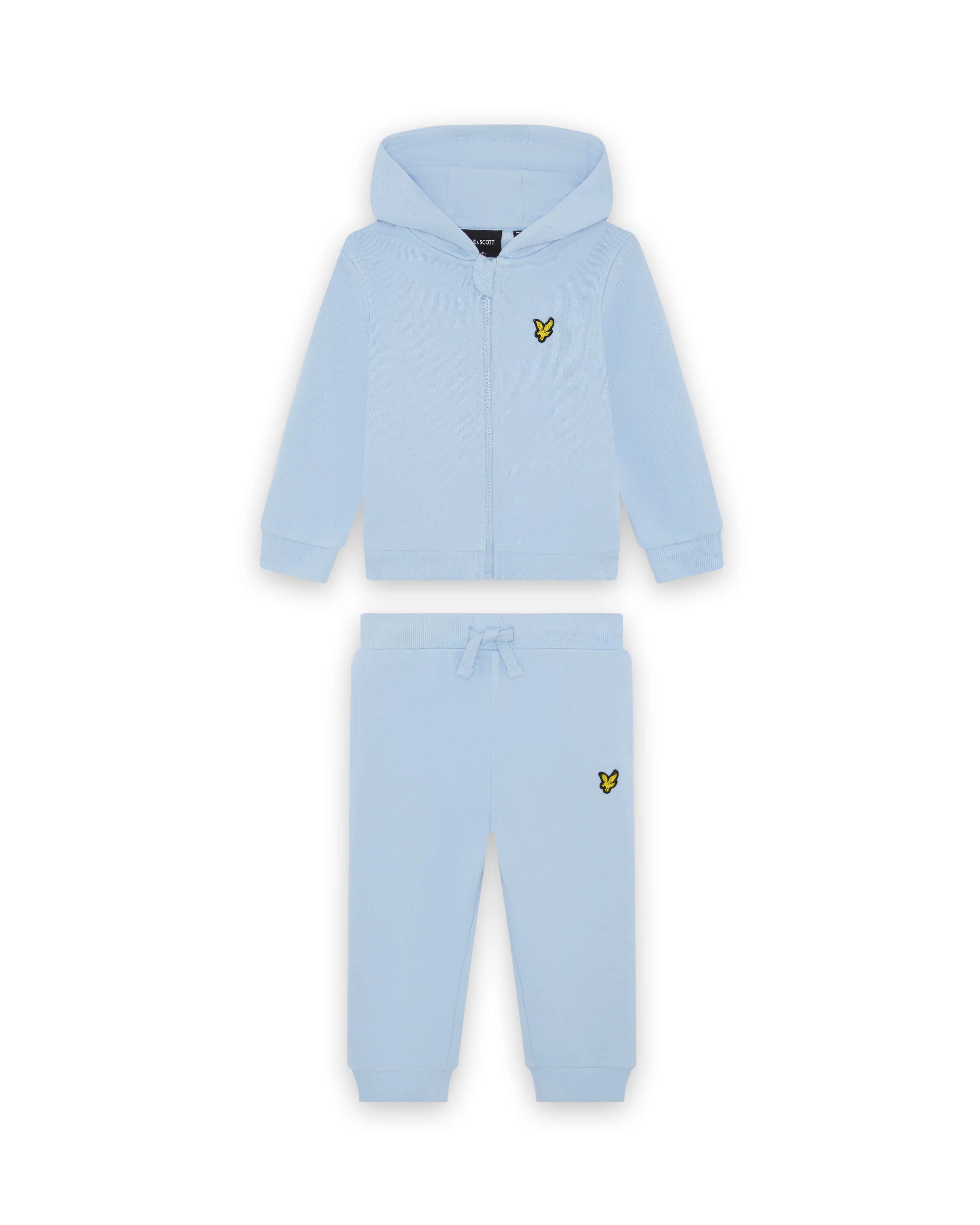 Lyle & Scott baby jogger set zip light blue