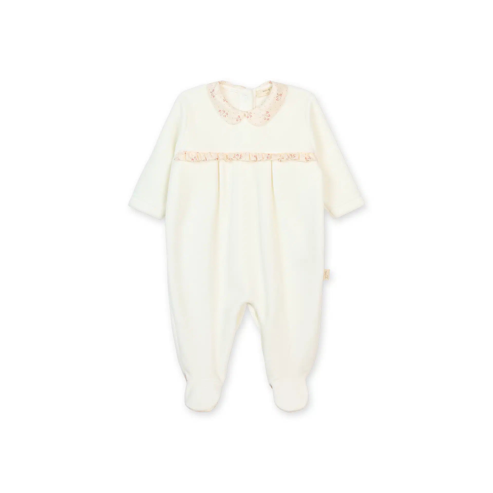 Baby gi boxpak velour winter garden ivory