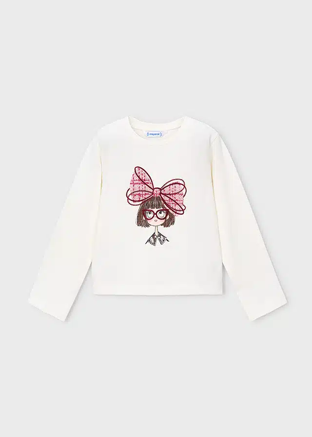 Mayoral kids girls shirt 4034 crudo