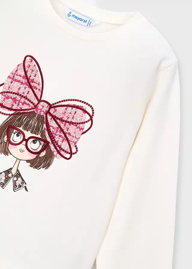 Mayoral kids girls shirt 4034 crudo - Afbeelding 3