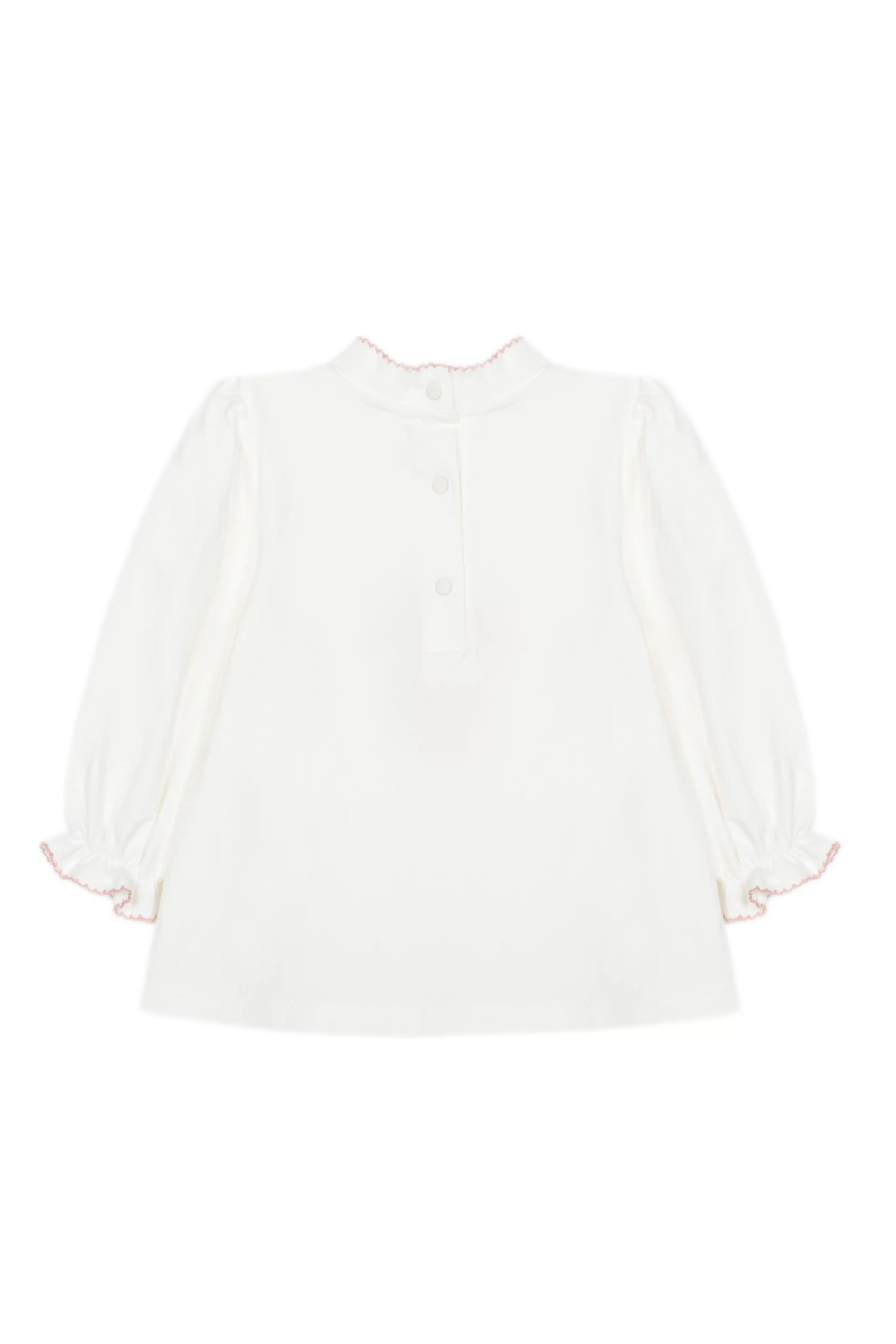 Patachou girls shirt 33211 ecru/roze - Afbeelding 2