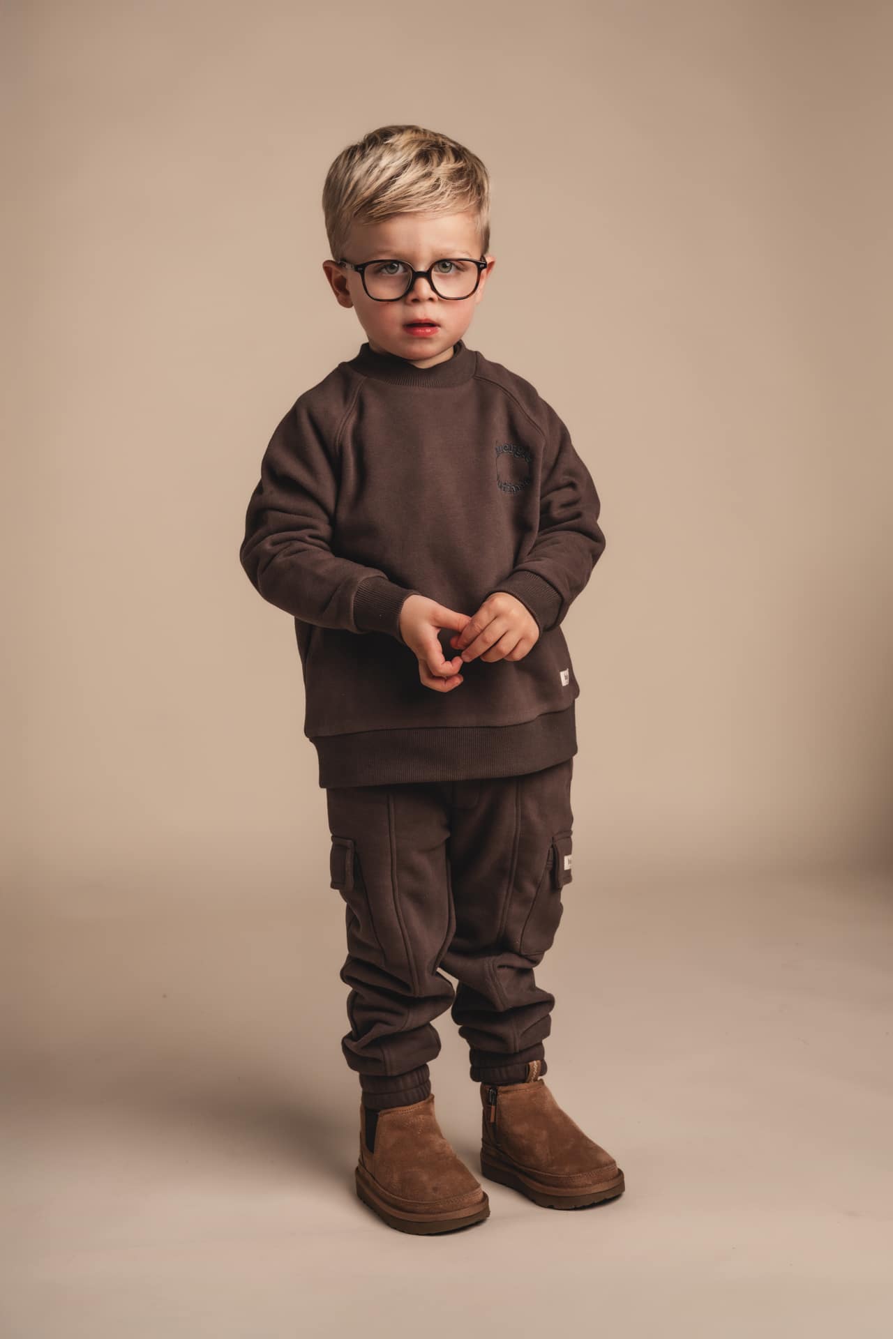Baje boys sweater Willow brown choco - Afbeelding 2