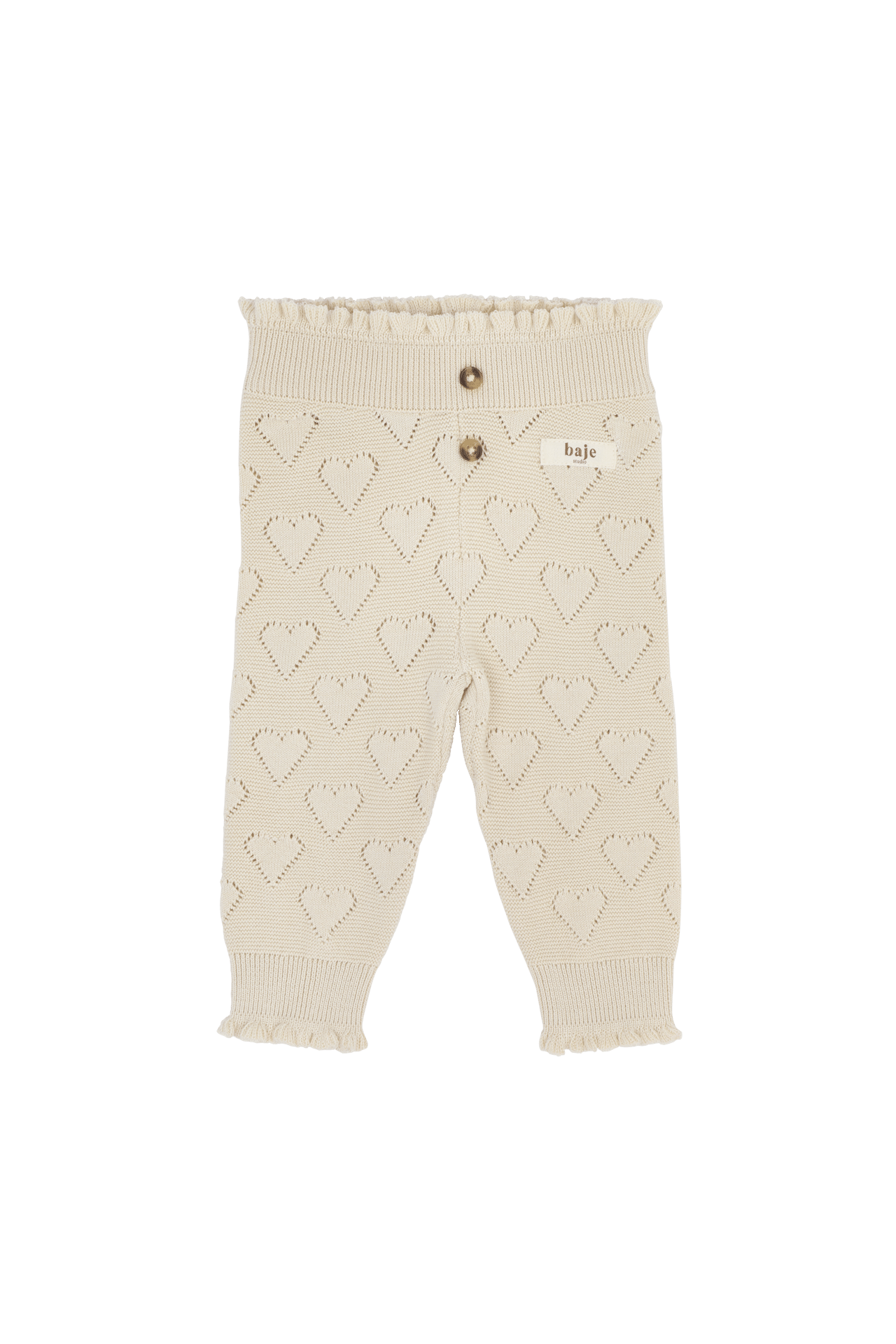 Baje girls baby broek Charlie creme oat