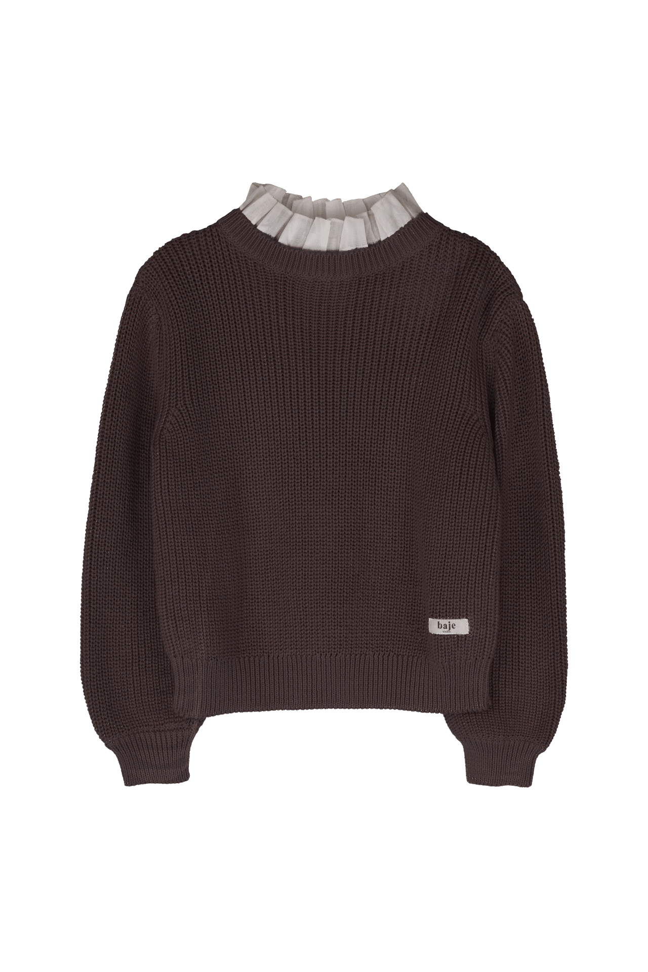 Baje girl trui Mai brown choco