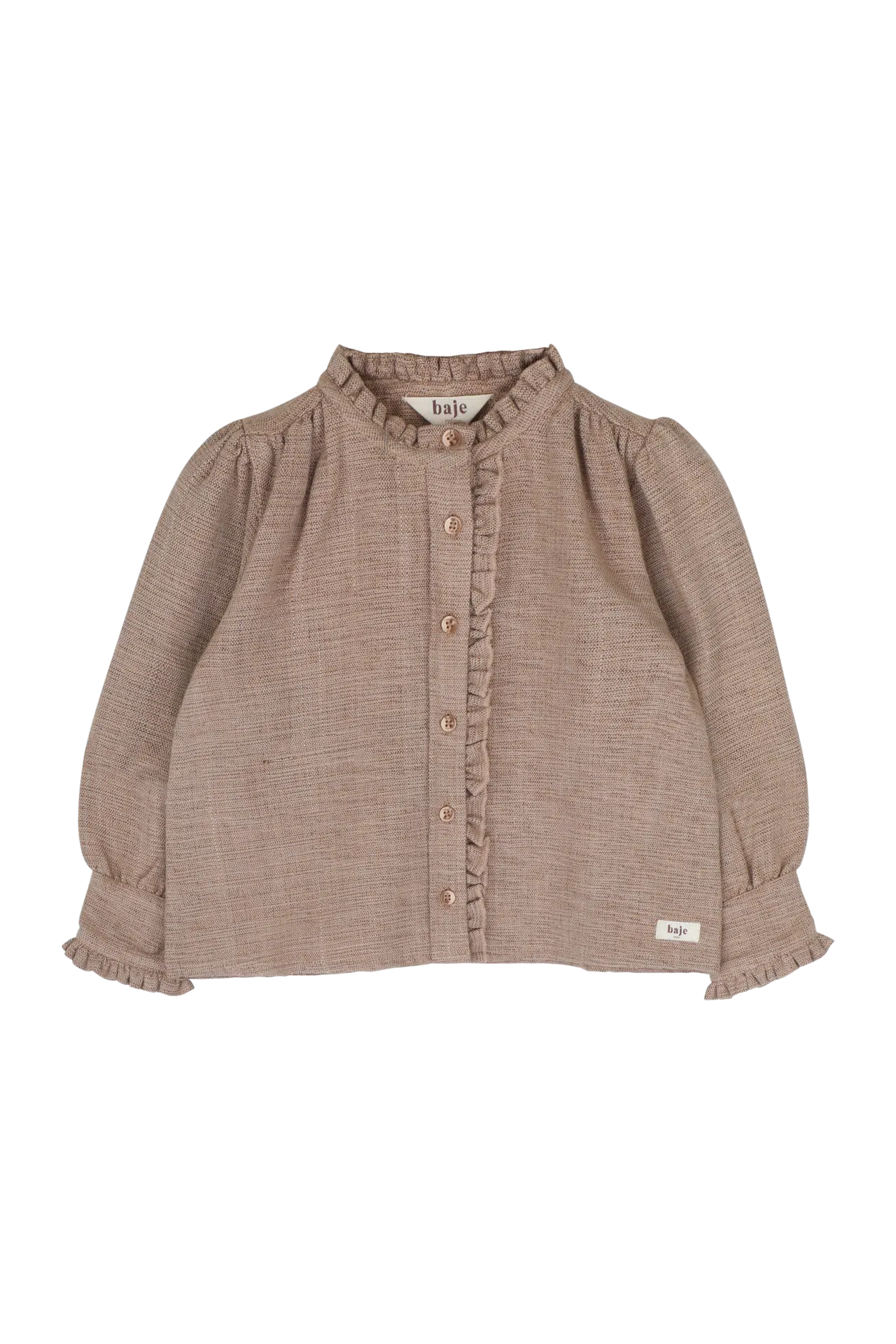 Baje girls blouse Phila taupe