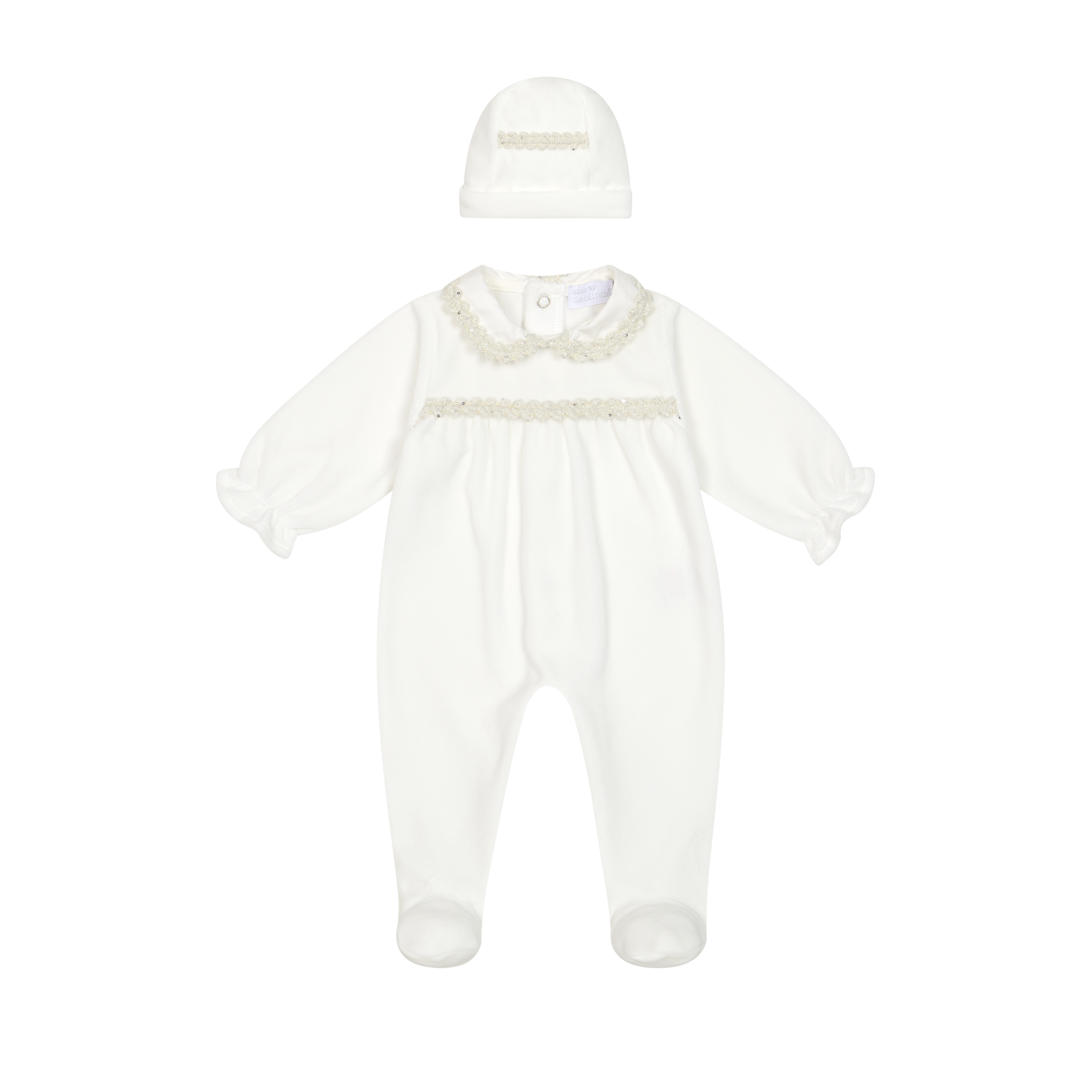 Deolinda girls boxpak + muts 2601 ivory/goud